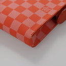 LOUIS VUITTON Damier Color Elemon Clutch Bag Orange Pimon N41299 LV Auth BD015-14