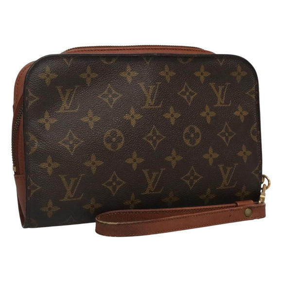 LOUIS VUITTON Monogram Orsay Clutch Bag M51790 LV Auth BD026