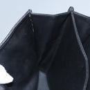 BALLY Hand Bag Leather Black Gold Auth BD031-19