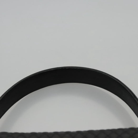 BALLY Hand Bag Leather Black Gold Auth BD031