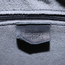 Burberrys Nova Check Shoulder Bag PVC Leather Gray Gold Auth BD032-19