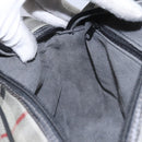 Burberrys Nova Check Shoulder Bag PVC Leather Gray Gold Auth BD032-21