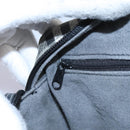 Burberrys Nova Check Shoulder Bag PVC Leather Gray Gold Auth BD032-22