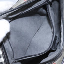 Burberrys Nova Check Shoulder Bag PVC Leather Gray Gold Auth BD032-23