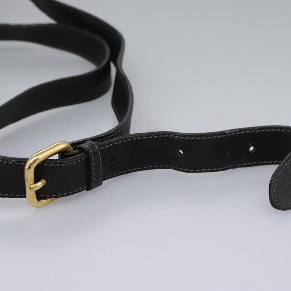 Burberrys Nova Check Shoulder Bag PVC Leather Gray Gold Auth BD032