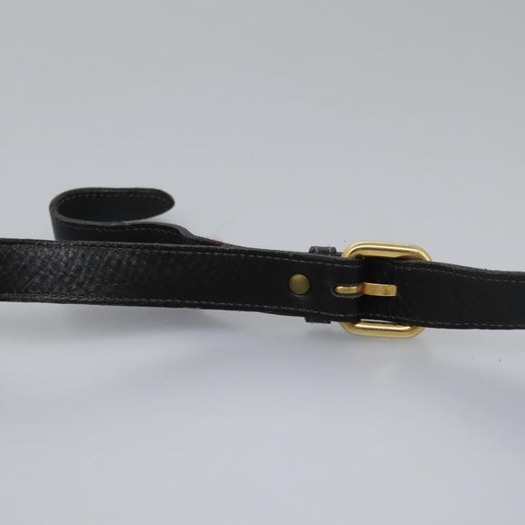 Burberrys Nova Check Shoulder Bag PVC Leather Gray Gold Auth BD032