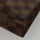 LOUIS VUITTON Damier Ebene Posh Toilette 26 Pouch N47543 LV Auth BD042-16