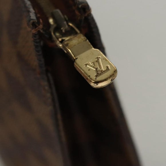 LOUIS VUITTON Damier Ebene Posh Toilette 26 Pouch N47543 LV Auth BD042