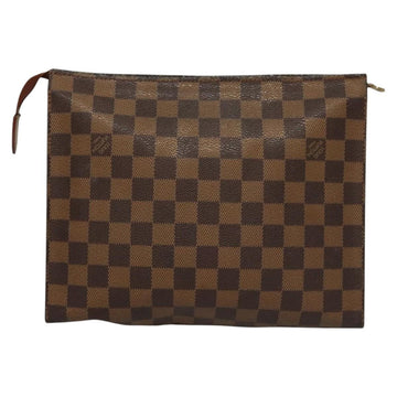 LOUIS VUITTON Damier Ebene Posh Toilette 26 Pouch N47543 LV Auth BD042 - 0