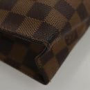 LOUIS VUITTON Damier Ebene Posh Toilette 26 Pouch N47543 LV Auth BD042-7