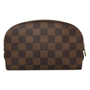LOUIS VUITTON Damier Ebene Pochette Cosmetic PM Pouch N47516 LV Auth BD043-3