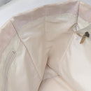 CHANEL New Travel Line Hand Bag Nylon Leather Pink White gold CC Auth BD049-19