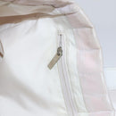 CHANEL New Travel Line Hand Bag Nylon Leather Pink White gold CC Auth BD049-23