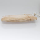 CHANEL New Travel Line Hand Bag Nylon Leather Pink White gold CC Auth BD049-28