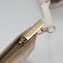 CHANEL New Travel Line Hand Bag Nylon Leather Pink White gold CC Auth BD049-30