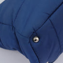 PRADA Hand Bag Nylon 2way Blue Silver Auth BD054-14