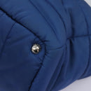 PRADA Hand Bag Nylon 2way Blue Silver Auth BD054-17