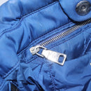 PRADA Hand Bag Nylon 2way Blue Silver Auth BD054-27