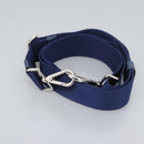 PRADA Hand Bag Nylon 2way Blue Silver Auth BD054-29