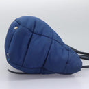 PRADA Hand Bag Nylon 2way Blue Silver Auth BD054-4