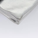 PRADA Chain Hand Bag Leather 2way Silver Auth BD055AV-18