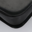 CELINE Hand Bag Leather Black Gold Auth BD058V-17