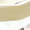 Chloe Fringe Hand Bag Leather 2way White Auth BD060AV-10