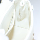 Chloe Fringe Hand Bag Leather 2way White Auth BD060AV-22