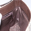 BURBERRY Nova Check Shoulder Bag Canvas Beige Silver Auth BD069-19