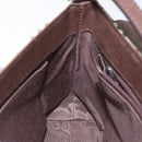 BURBERRY Nova Check Shoulder Bag Canvas Beige Silver Auth BD069-20