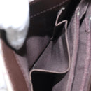 BURBERRY Nova Check Shoulder Bag Canvas Beige Silver Auth BD069-22