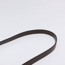 BURBERRY Nova Check Shoulder Bag Canvas Beige Silver Auth BD069-8