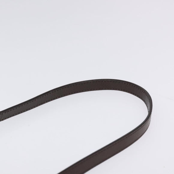 BURBERRY Nova Check Shoulder Bag Canvas Beige Silver Auth BD069