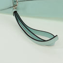 Salvatore Ferragamo Gancini Shoulder Bag Leather Silver Peppermint Auth BD070AV-14