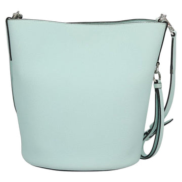 Salvatore Ferragamo Gancini Shoulder Bag Leather Silver Peppermint Auth BD070AV - 0