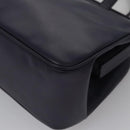 PRADA Hand Bag Leather Purple Auth BD072-14