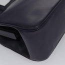 PRADA Hand Bag Leather Purple Auth BD072-15