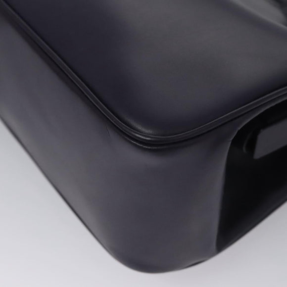 PRADA Hand Bag Leather Purple Auth BD072