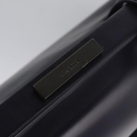 PRADA Hand Bag Leather Purple Auth BD072