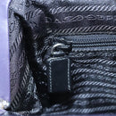 PRADA Hand Bag Leather Purple Auth BD072-20