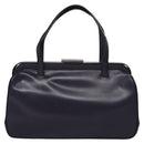 PRADA Hand Bag Leather Purple Auth BD072-13