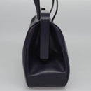 PRADA Hand Bag Leather Purple Auth BD072-3