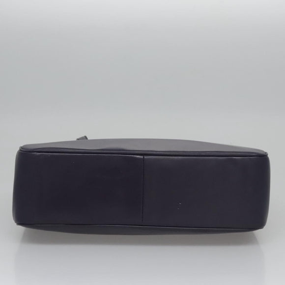 PRADA Hand Bag Leather Purple Auth BD072