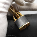 MCM Vicetos Logogram Hand Bag Nylon Black Gold Auth BD073-16