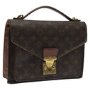 LOUIS VUITTON Monogram Monceau 28 Hand Bag M51185 LV Auth BD080-1