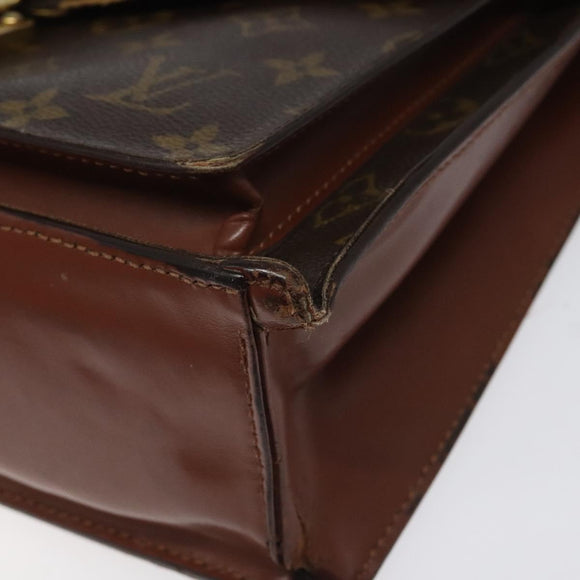 LOUIS VUITTON Monogram Monceau 28 Hand Bag M51185 LV Auth BD080