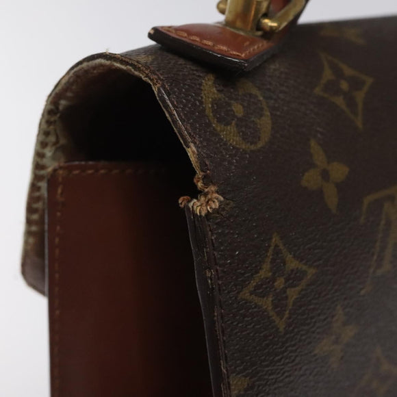 LOUIS VUITTON Monogram Monceau 28 Hand Bag M51185 LV Auth BD080