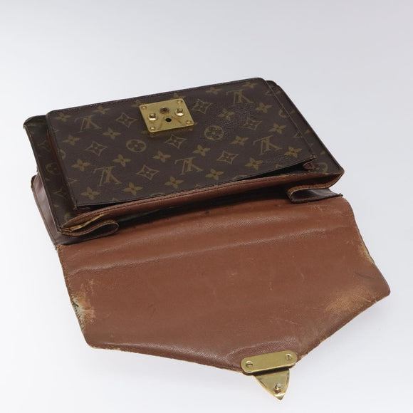 LOUIS VUITTON Monogram Monceau 28 Hand Bag M51185 LV Auth BD080