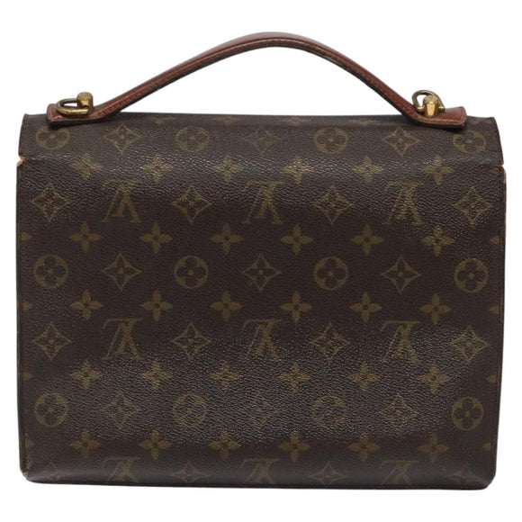 LOUIS VUITTON Monogram Monceau 28 Hand Bag M51185 LV Auth BD080