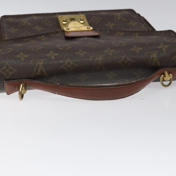 LOUIS VUITTON Monogram Monceau 28 Hand Bag M51185 LV Auth BD080